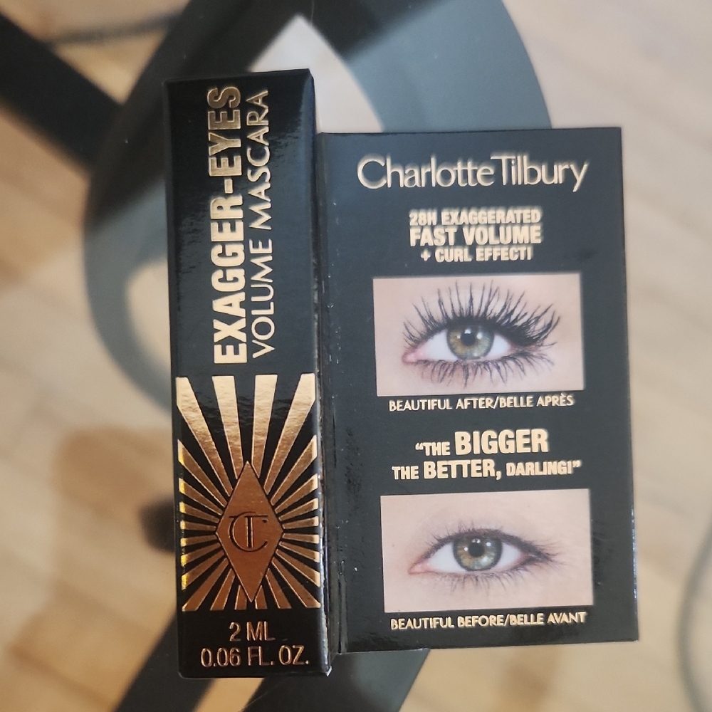 Charlotte Tilbury Exagger-Eyes Volume Mascara - Black and Gold